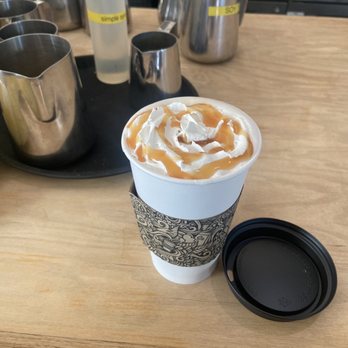Java On Ocean Coffee House - Carmel Caramel Macchiato! - Coffee & Tea Near Me - San Francisco, California