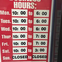 Skymark Shoe Repair - Hours