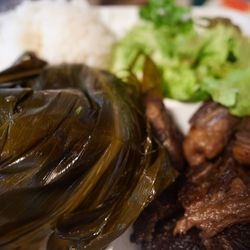 Lau lau plate