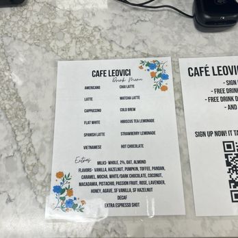 Leovici - Menu 5/23/25 (ig: @cravingswithcat) - Cafes Near Me - Tustin, California