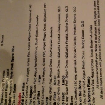 Norman Hotel - The steak menu - Steakhouses Near Me - Woolloongabba, QLD Norman Hotel - The steak menu - Steakhouses Near Me - Woolloongabba, QLD