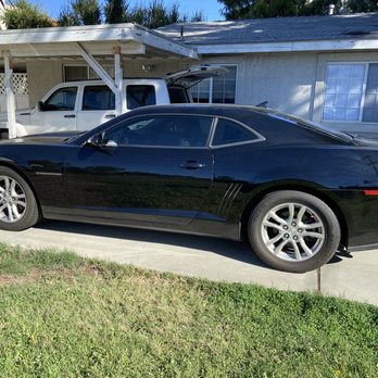 Smart Sun Control - New tint in driver window of Camaro out in my SSC - Home Window Tinting Near Me - Tarzana, California