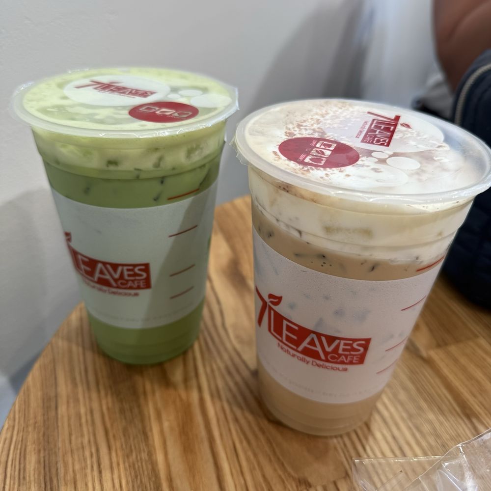 Japanese Matcha Soy Tea and House Coffee Iced