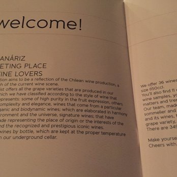 Bocanáriz - Wine list - a must read! - Wine Bars Near Me - Santiago, RM Bocanáriz - Wine list - a must read! - Wine Bars Near Me - Santiago, RM