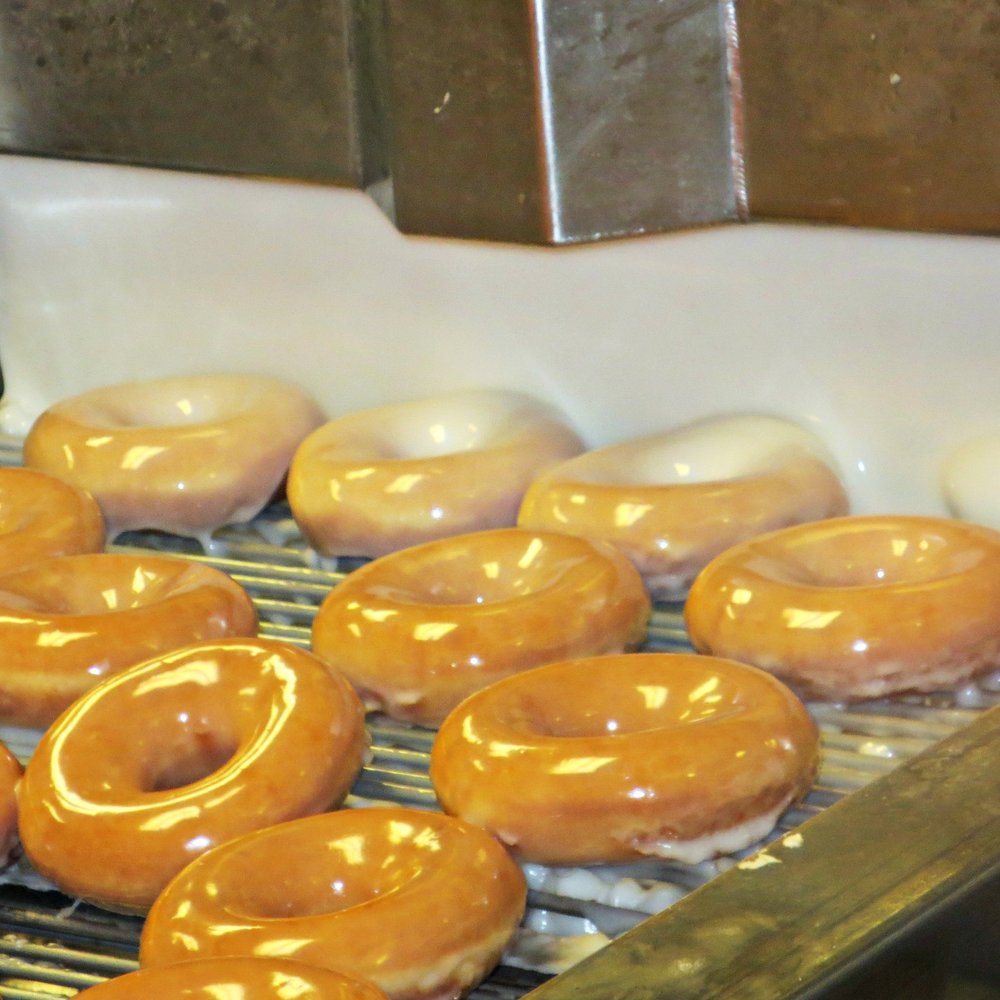 Krispy Kreme - Glaze waterfall - Donuts Near Me - Destin, Florida Krispy Kreme - Glaze waterfall - Donuts Near Me - Destin, Florida