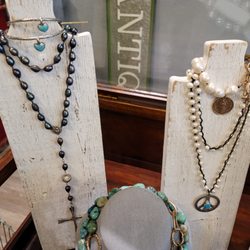 Cowgirl Crap - Beautiful turquoise and pearls by Love Tokens Jewelry