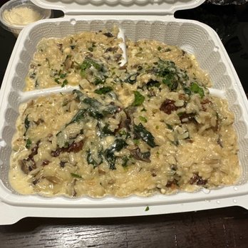 Mangia Mangia - Risotto Asiago with sausage - Italian Near Me - Huntington Beach, California Mangia Mangia - Risotto Asiago with sausage - Italian Near Me - Huntington Beach, California