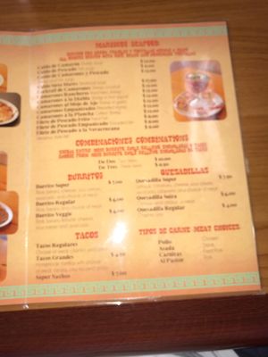 Menu photo 4 La Chona Restaurant San Pablo, CA
