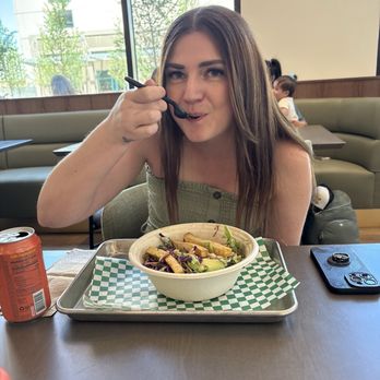 Little Gems  - Me eating my tree hugger salad bowl - Salad Near Me - Albuquerque, New Mexico