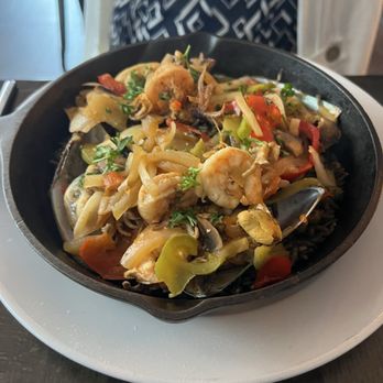 Djon Djon - Haitian paella over black rice - Haitian Near Me - New York, New York Djon Djon - Haitian paella over black rice - Haitian Near Me - New York, New York