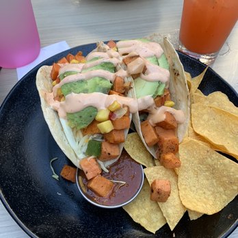 Down the Hatch Maui - Sweet Potato Tacos - Seafood Near Me - Lahaina, Hawaii