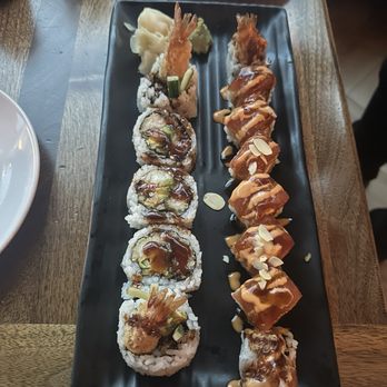 3 Westerly Bar & Grill - Shrimp Tempura Roll Tempura Dragon Roll - New American Near Me - Ossining, New York