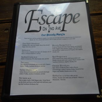 Escape on 2nd Ave
