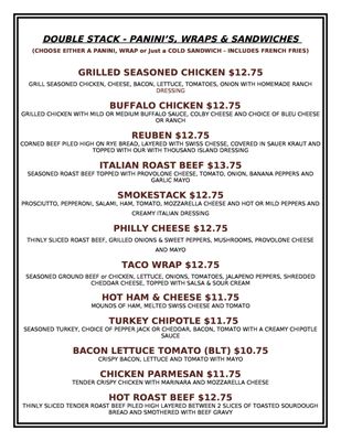 Menu photo 7 Station 26 Restaurant and Pub Cohocton, NY