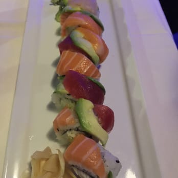 Fish Restaurant - Sushi rainbow roll. 3-22-2015 - Seafood Near Me - Naples, Florida Fish Restaurant - Sushi rainbow roll. 3-22-2015 - Seafood Near Me - Naples, Florida