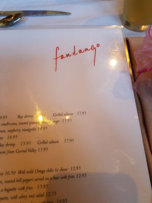 Menu photo 8 Fandango Restaurant Pacific Grove, CA Menu photo 8 Fandango Restaurant Pacific Grove, CA