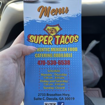 Super Tacos - Mexican Near Me - Dacula, Georgia