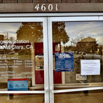US Post Office - Closes early at 4:30pm M-F, 3:00pm Sat - Post Offices Near Me - Santa Clara, California US Post Office - Closes early at 4:30pm M-F, 3:00pm Sat - Post Offices Near Me - Santa Clara, California