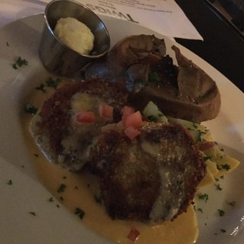 Twigs - Crab Cakes pan fried, nantua mirror sauce - New American Near Me - Blowing Rock, North Carolina Twigs - Crab Cakes pan fried, nantua mirror sauce - New American Near Me - Blowing Rock, North Carolina