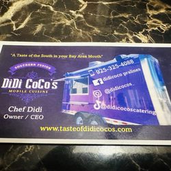 DiDi Coco's Southern Comfort - Business card