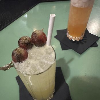 Hammer Workshop & Bar - Long lost cousin (left), vodka banger (right) - Cocktail Bars Near Me - Anaheim, California