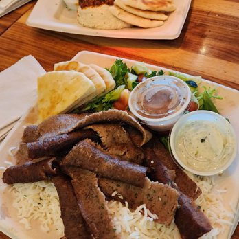 Luna Grill Palm Desert - Beef kabobs and gyro platter - Greek Near Me - Palm Desert, California Luna Grill Palm Desert - Beef kabobs and gyro platter - Greek Near Me - Palm Desert, California