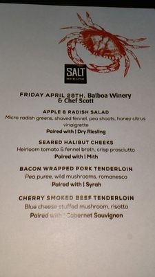 Menu photo 6 Salt Pub Ilwaco, WA