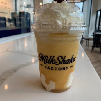 The Milk Shake Factory - Bananas foster milkshake - Desserts Near Me - Pittsburgh, Pennsylvania