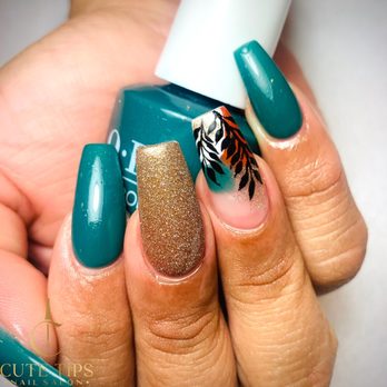 Cute Tips Nail Salon - Gel Fullset with design. - Nail Salons Near Me - Gaithersburg, Maryland