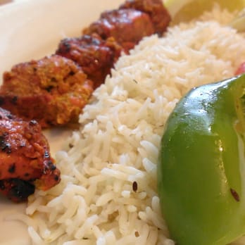 Kabul House - Murgh (chicken kabob, with white rice) - Afghan Near Me - Evanston, Illinois