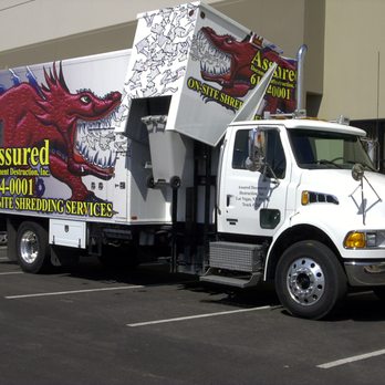 Assured Document Destruction - We have a large fleet of on-site shred trucks to service our customers. - Shredding Services Near Me - Las Vegas, Nevada