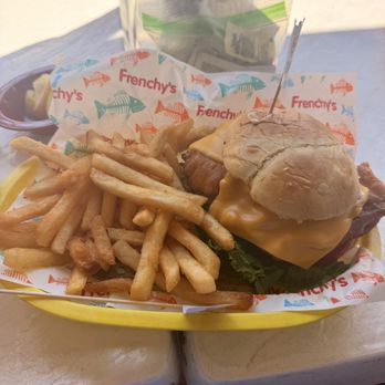 Frenchys South Beach Cafe - Grouper fish sandwich 6 oz - Seafood Near Me - Clearwater Beach, Florida