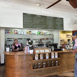 Gianna at the counter