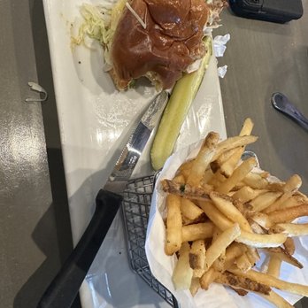 Waypoint Cafe - Crispy Spicy Chicken Sandwich with fries - American Near Me - Camarillo, California Waypoint Cafe - Crispy Spicy Chicken Sandwich with fries - American Near Me - Camarillo, California