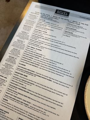 Menu photo 1 Revel Kitchen & Bar Danville, CA Menu photo 1 Revel Kitchen & Bar Danville, CA