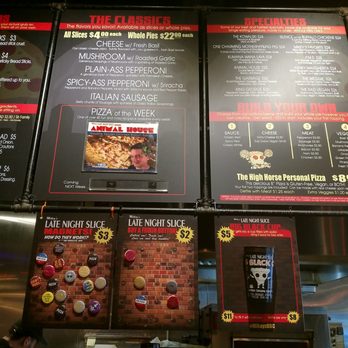 Mikey's Late Night Slice - Menu board - Bars Near Me - Columbus, Ohio