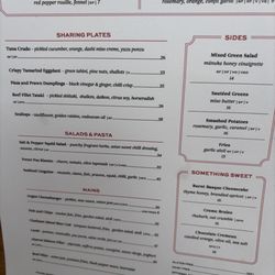 Ma Maison Restaurant & Bar - Summer menu