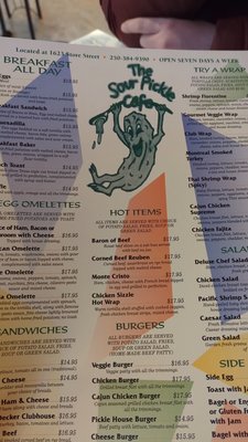 Menu photo 3 The Sour Pickle Cafe Victoria, BC Menu photo 3 The Sour Pickle Cafe Victoria, BC