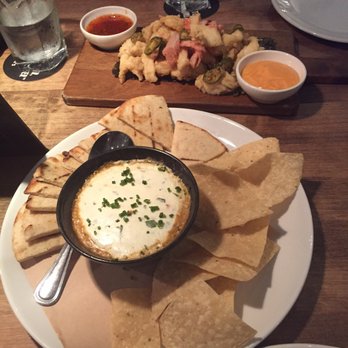 Moxies Fairview Mall Restaurant - Mosaic dip and calamari - Canadian (New) Near Me - North York, Ontario Moxies Fairview Mall Restaurant - Mosaic dip and calamari - Canadian (New) Near Me - North York, Ontario