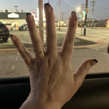 Organic Nails - SNS nails black French tip - Nail Salons Near Me - High Point, North Carolina Organic Nails - SNS nails black French tip - Nail Salons Near Me - High Point, North Carolina