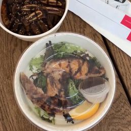 Grilled yellowtail collar
