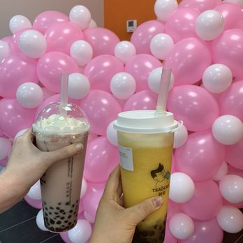 Tsaocaa - Creme rose boba $5.95 Mango tango slushie $6.25 - Desserts Near Me - Houston, Texas