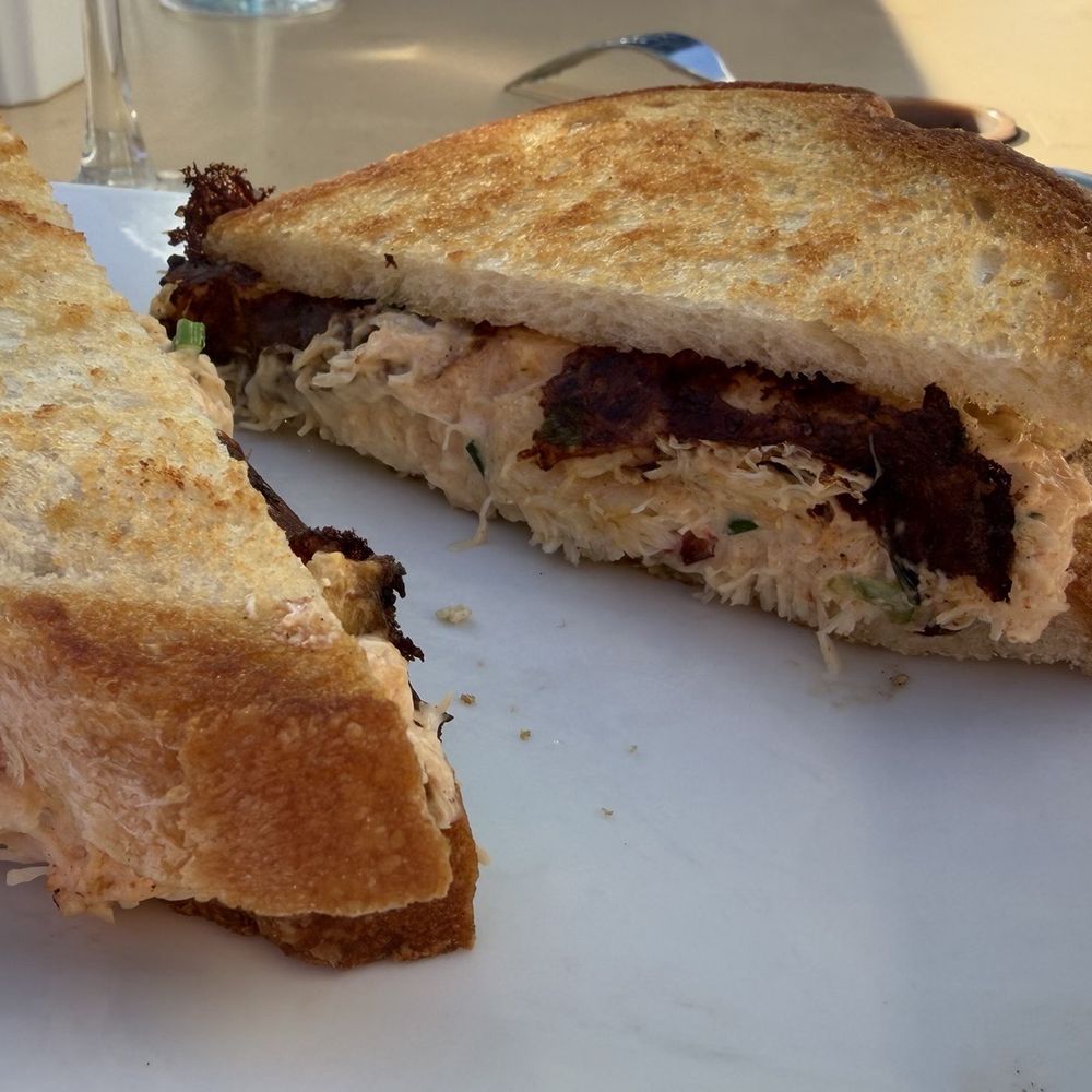 Flow Restaurant and Lounge - Crab melt- a tad sweeter than I'd prefer but overall still delish! - Lounges Near Me - Mendocino, California Flow Restaurant and Lounge - Crab melt- a tad sweeter than I'd prefer but overall still delish! - Lounges Near Me - Mendocino, California