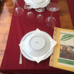 Restaurante Zona Verde - Apresentação das mesas de refeição