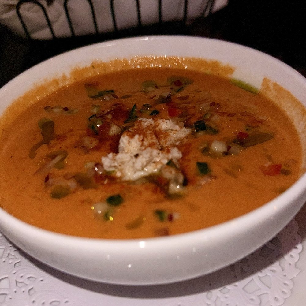 Verve Restaurant - Jersey Tomato Gazpacho - French Near Me - Somerville, New Jersey Verve Restaurant - Jersey Tomato Gazpacho - French Near Me - Somerville, New Jersey