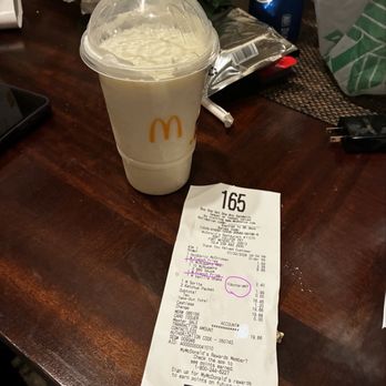 McDonald's - Here is the up-charge plus the 2 fries I did not receive as well as my milkshake was missing whipped cream for some weird reason - Fast Food Near Me - Fort Myers, Florida McDonald's - Here is the up-charge plus the 2 fries I did not receive as well as my milkshake was missing whipped cream for some weird reason - Fast Food Near Me - Fort Myers, Florida