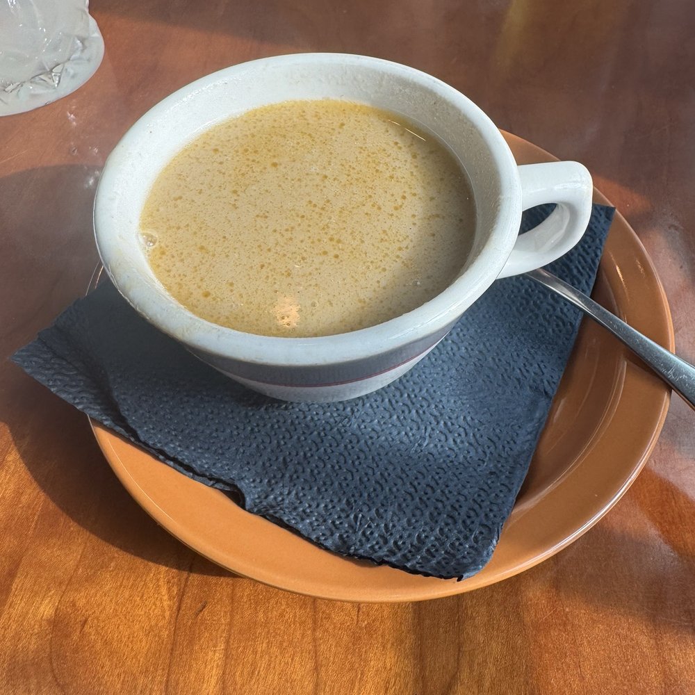 Painter's Tavern - Seafood Bisque (more like seafood broth) - Desserts Near Me - Cornwall on Hudson, New York Painter's Tavern - Seafood Bisque (more like seafood broth) - Desserts Near Me - Cornwall on Hudson, New York