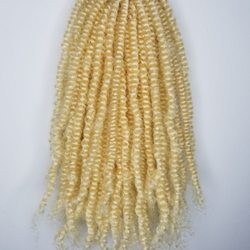 Reusable Hand Crochet Platinum blond. Ready to use.