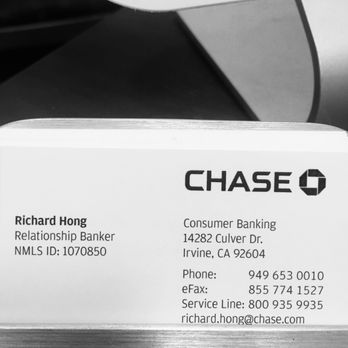 Chase Bank - Richard. Hong. enough said. - Banks & Credit Unions Near Me - Irvine, California Chase Bank - Richard. Hong. enough said. - Banks & Credit Unions Near Me - Irvine, California