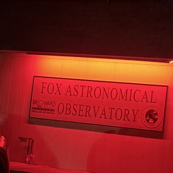 Fox Observatory - Observatories Near Me - Sunrise, Florida